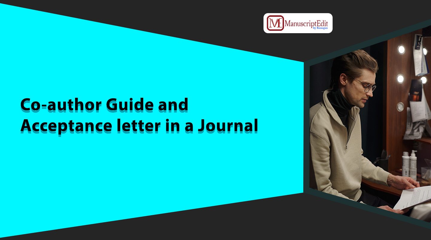 Co-author Guide and Acceptance letter in a Journal