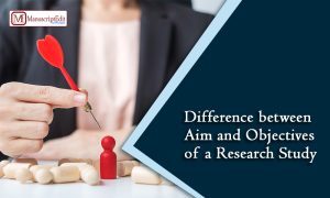 difference between research objectives