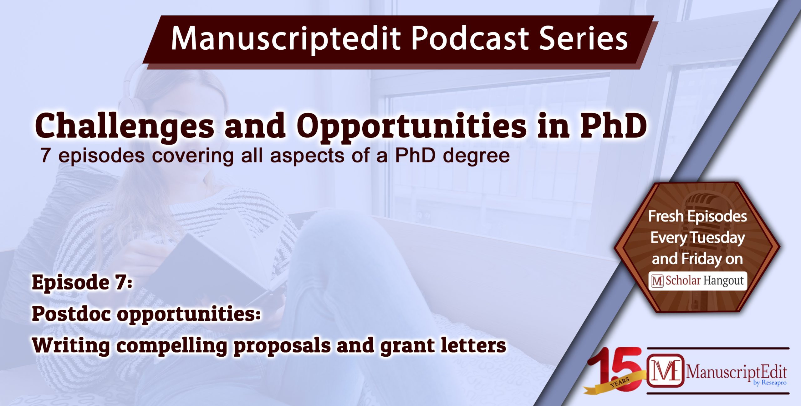 Episode 7: Postdoc opportunities: Writing compelling proposals and grant letters