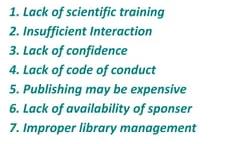 5 challenges encountered in conducting a research project