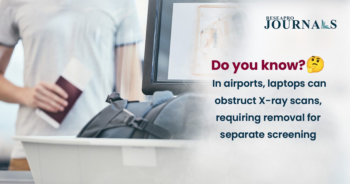 Ever wondered why you have to take your laptop out of your bag at airport security?