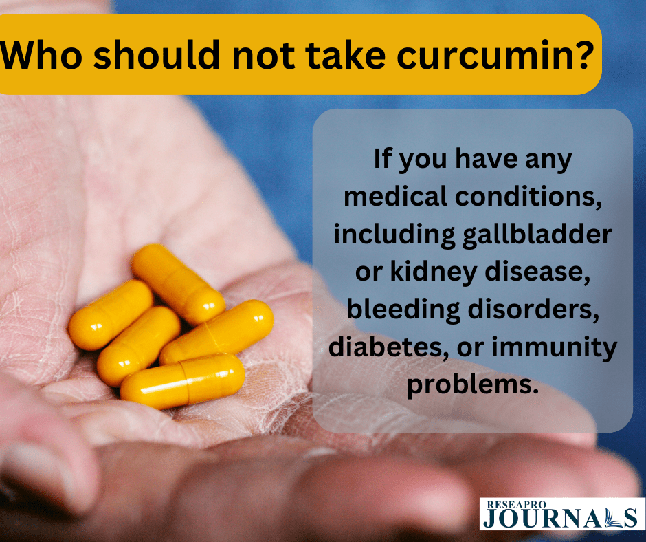 Who should not take Curcumin?