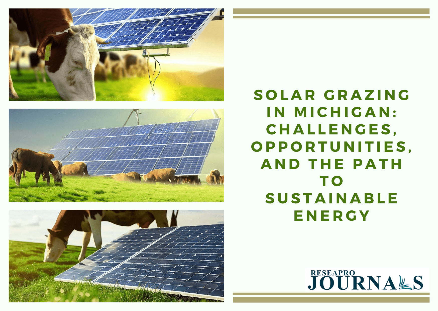 Solar Grazing in Michigan: Challenges, Opportunities, and the Path to Sustainable Energy