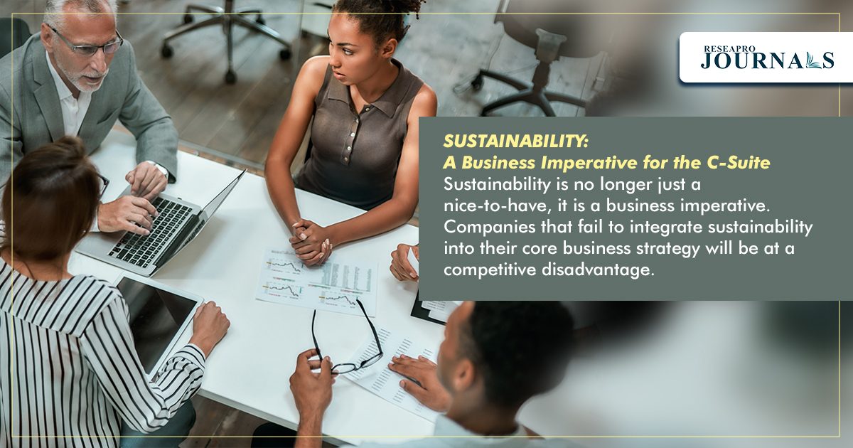 C-suite teams, make sustainability a top priority for your business