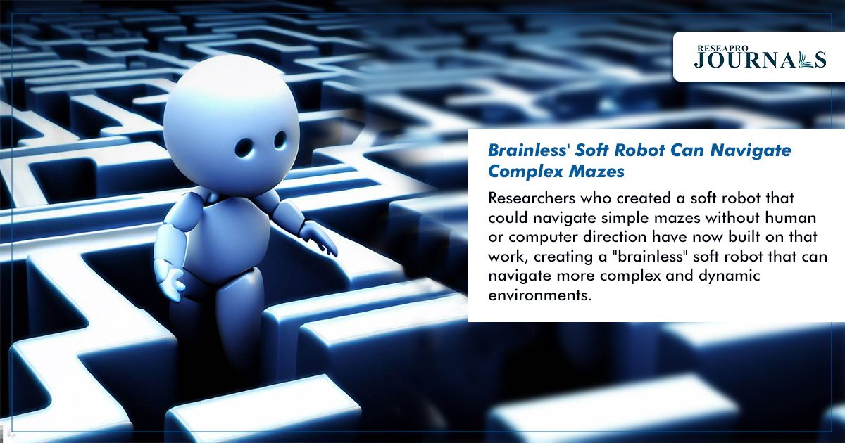 Brainless’ Soft Robot Uses Physical Intelligence to Navigate Complex Mazes