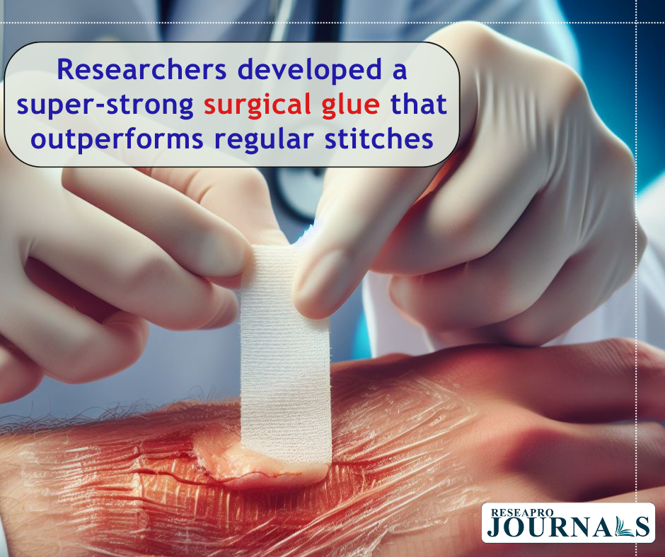 Researchers developed a super-strong surgical glue that outperforms regular stitches