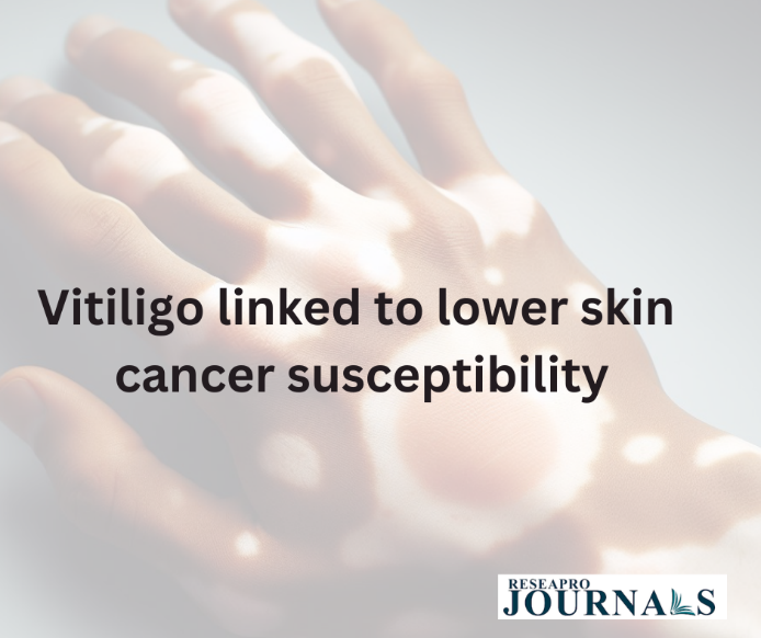 Vitiligo linked to lower skin cancer susceptibility