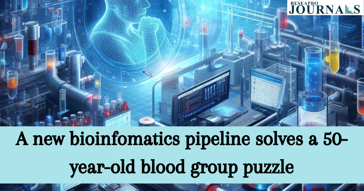 A new bioinfomatics pipeline solves a 50-year-old blood group puzzle