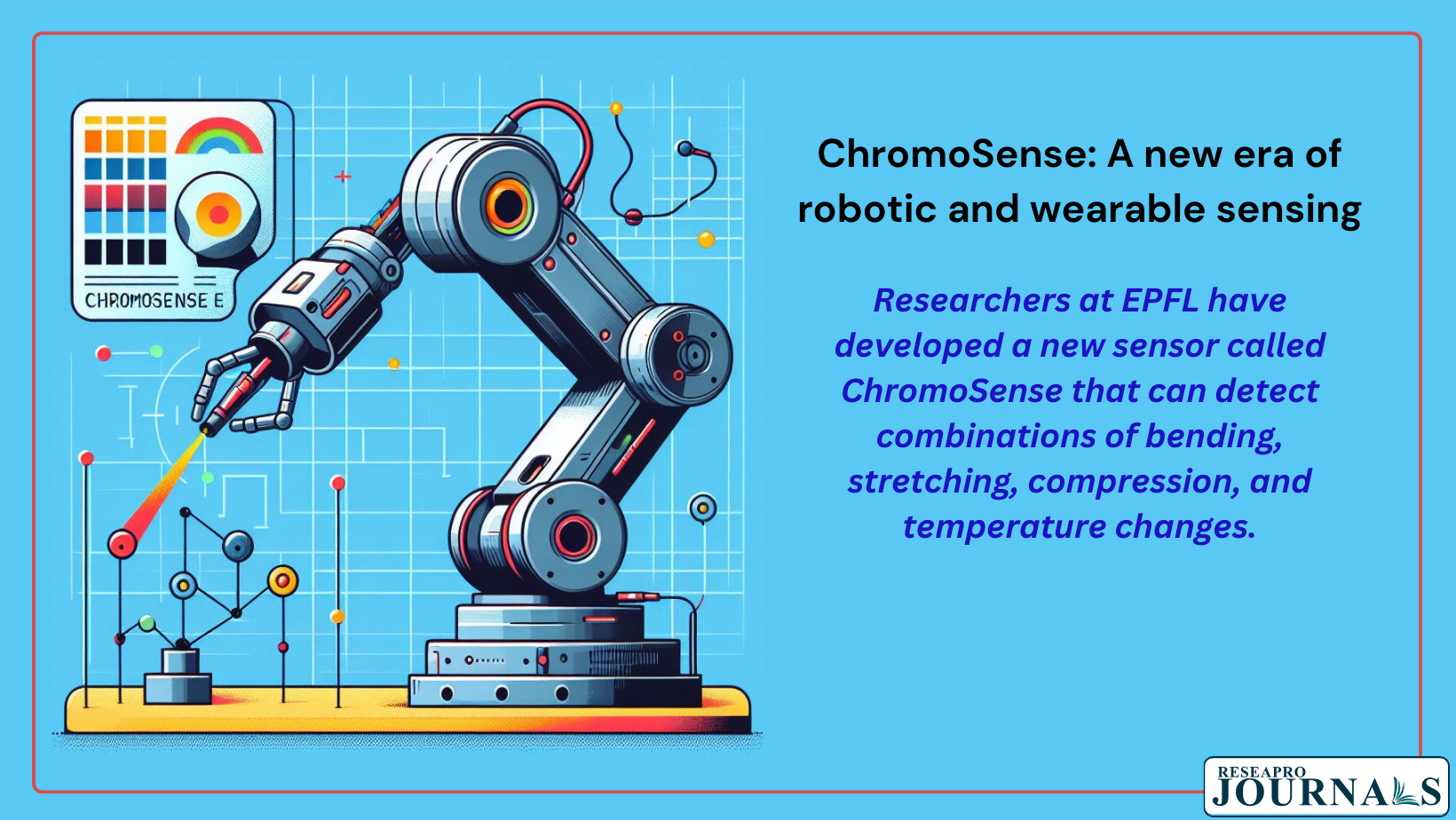 ChromoSense: A new era of robotic and wearable sensing