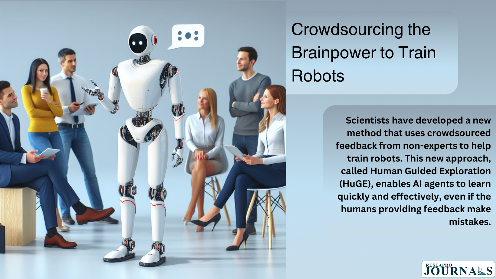 Crowdsourcing the Brainpower to Train Robots