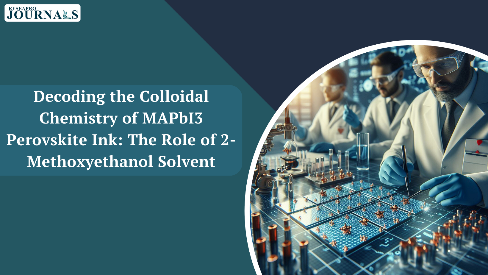 Decoding the Colloidal Chemistry of MAPbI3 Perovskite Ink: The Role of 2-Methoxyethanol Solvent