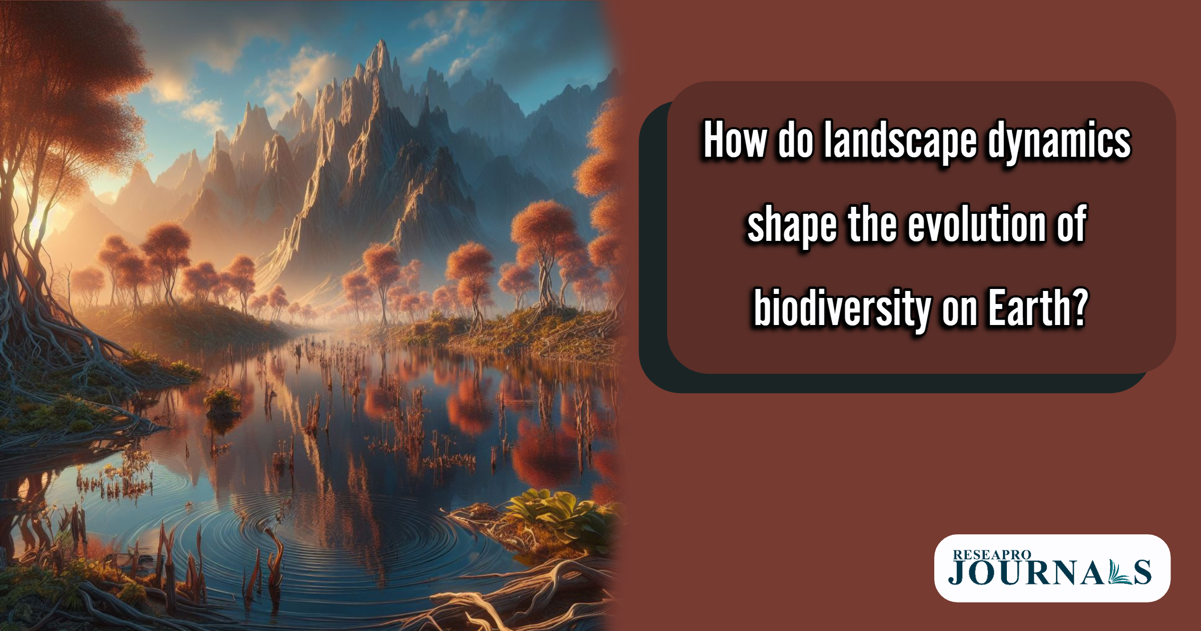 Exploring how landscapes sculpt biodiversity’s fascinating evolution.