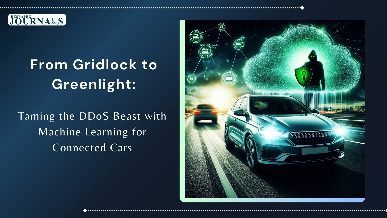 From Gridlock to Greenlight: Taming the DDoS Beast with Machine Learning for Connected Cars