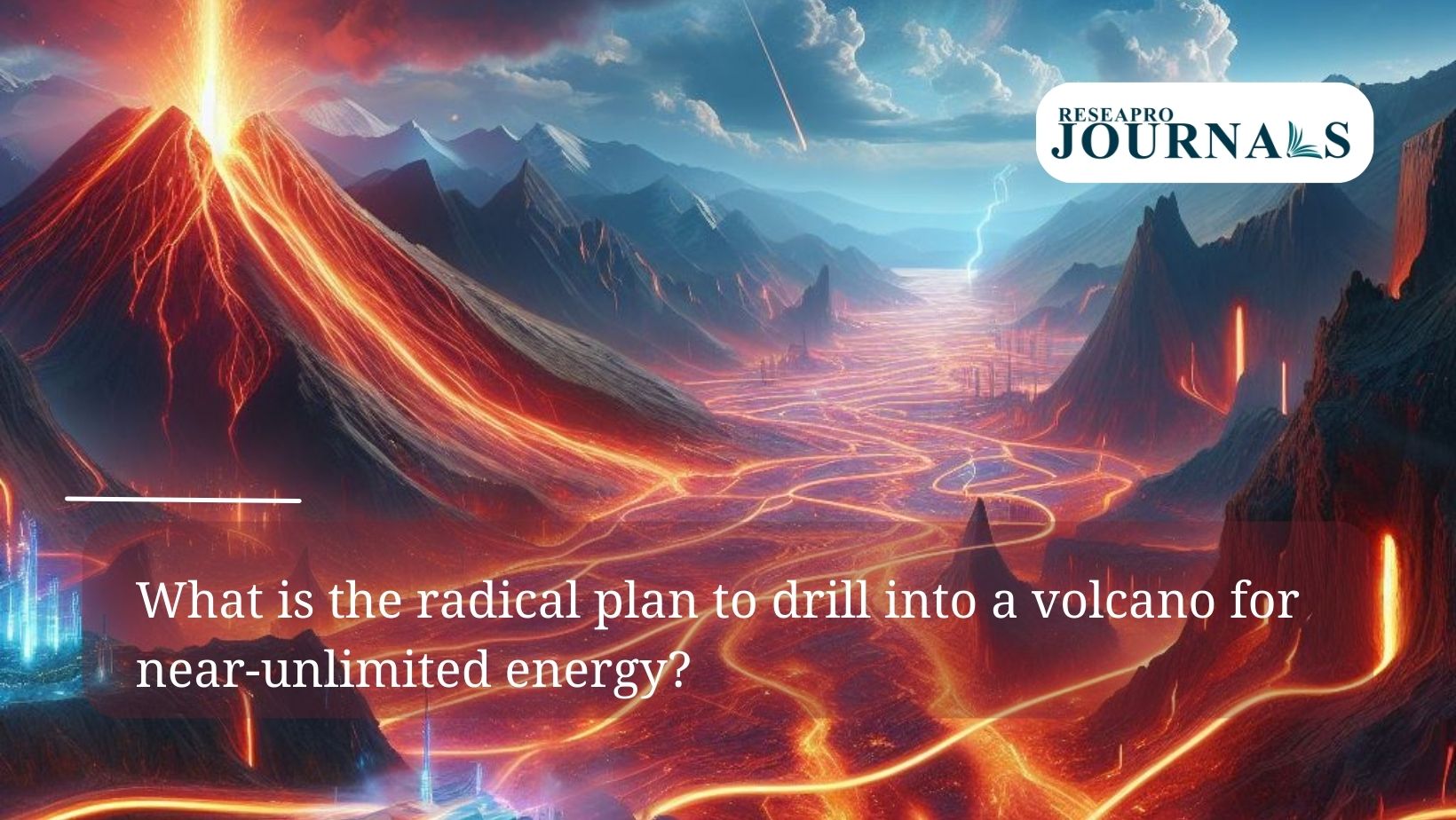 Revolutionary plan: drilling into volcanoes for limitless, sustainable geothermal energy.