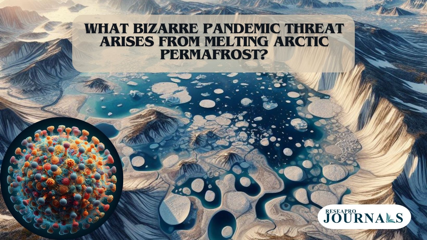 Melting Arctic permafrost: A looming threat of ‘zombie viruses’ emergence.