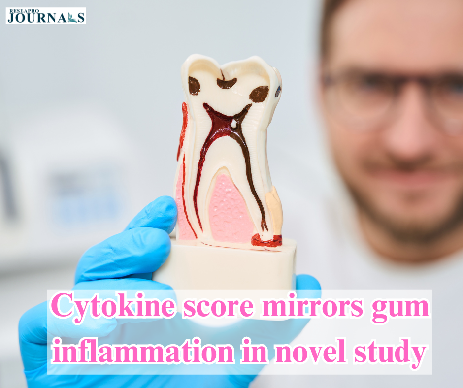 Cytokine score mirrors gum inflammation in novel study