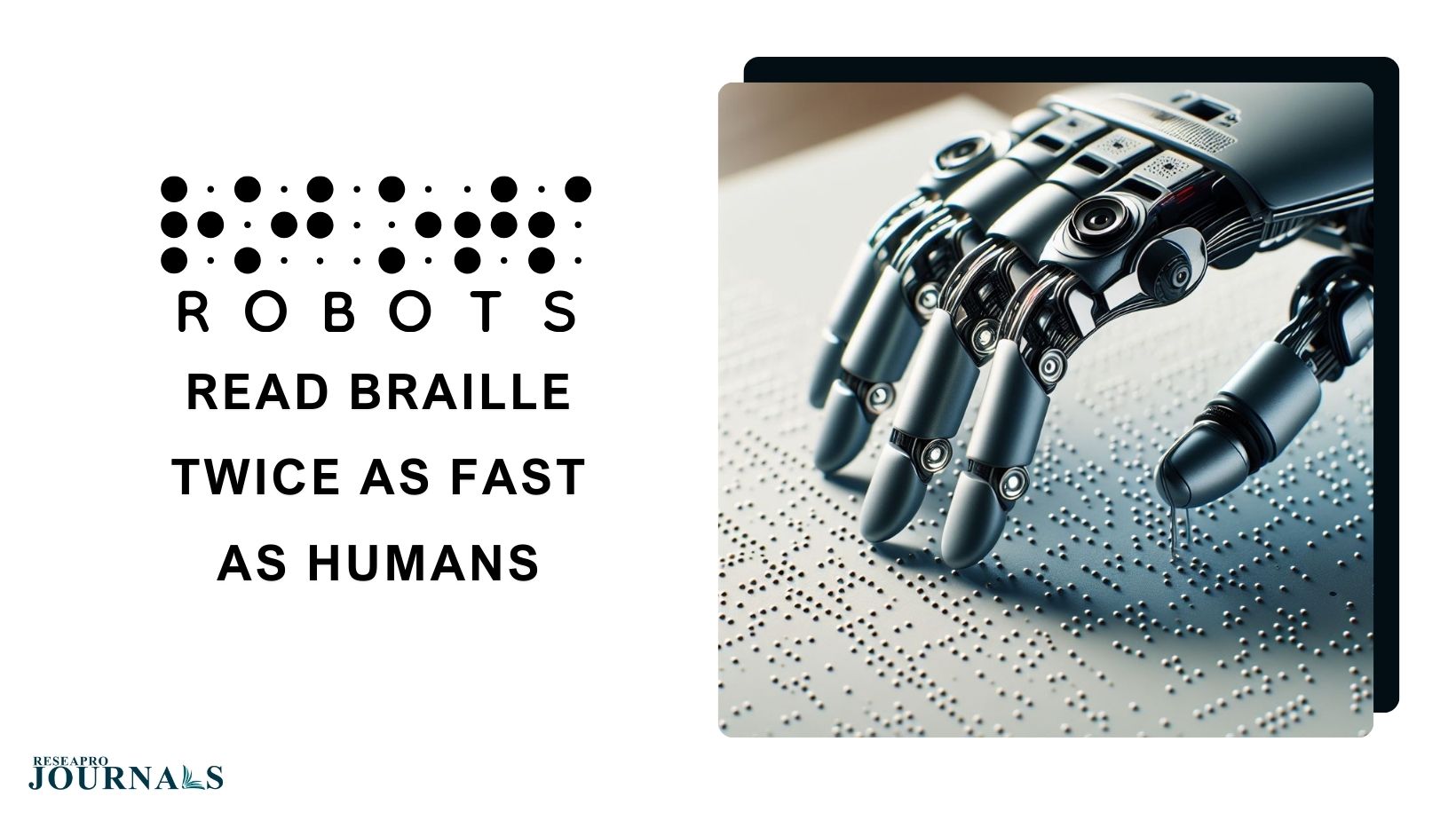 Bionic Fingertips Fly through Braille