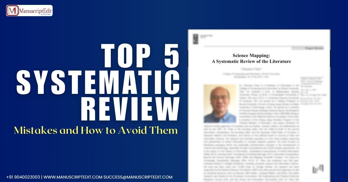 Top 5 Systematic Review Mistakes and How to Avoid Them