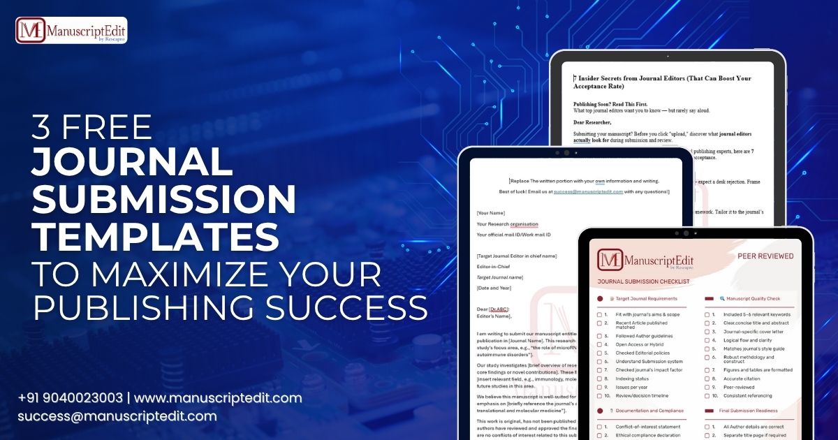 3 FREE Journal Submission Templates to Maximize Your Publishing Success